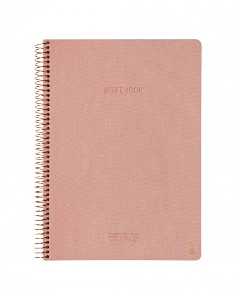 KOZO Notesbog A4 Premium Muted Blush