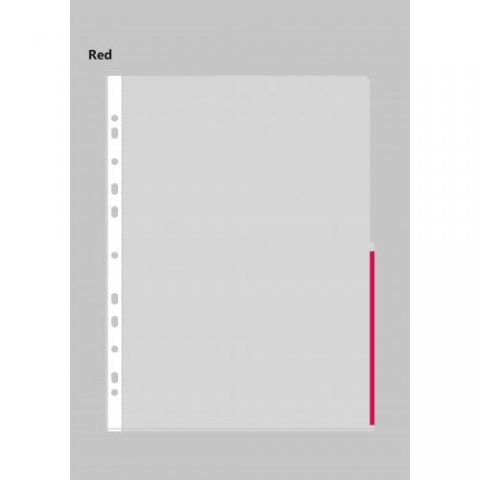 Signallomme A4 PP 105 Micron 25 stk pr pk Rød, kr. 28,00 Signallomme A4 PP 105 Micron 25 stk pr pk Rød, kr. 28,00