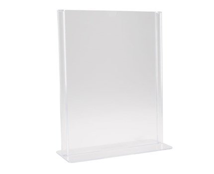 BROCHUREHOLDER DISPLAY A6 T-FORM TIL BORD BROCHUREHOLDER DISPLAY A6 T-FORM TIL BORD