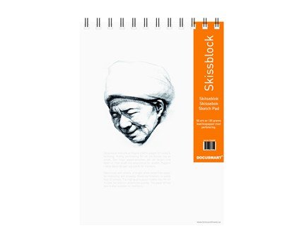 Skitseblok A5 50ark, 135g