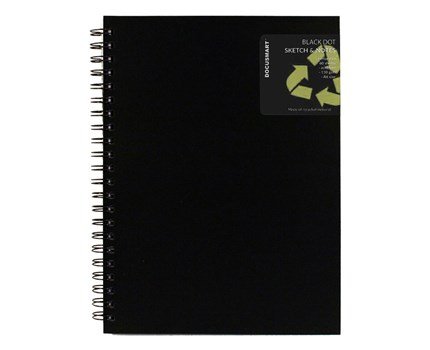 Skitseblok PP-omslag, A6, 120g