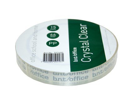KRYSTAL KLAR TAPE 15MM x  66METER