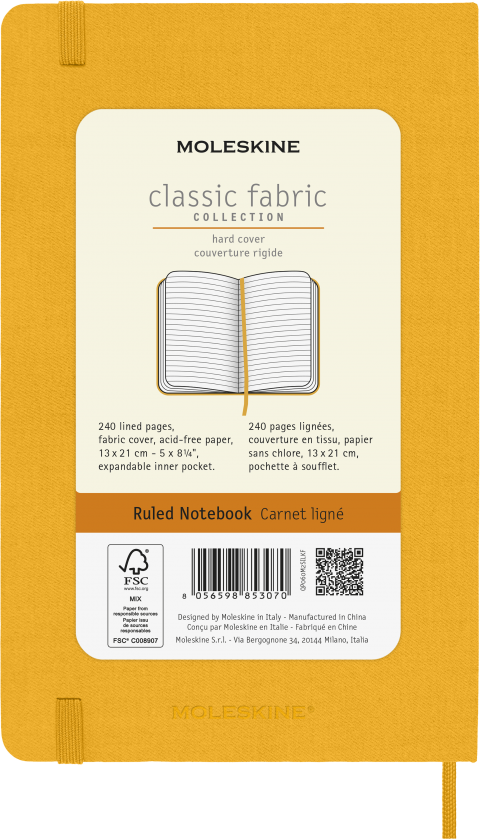 Classic Hard Linjeret Large Orange Gul (13x21) 8056598853070 Classic Hard Linjeret Large Orange Gul (13x21) 8056598853070