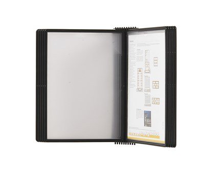 Easymount Væg Display A4 Sort till 10 Lommer Easymount Væg Display A4 Sort till 10 Lommer