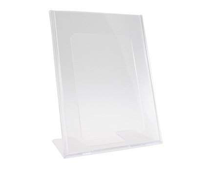 BROCHUREHOLDER DISPLAY A5 L-FORM TIL BORD SKRÅ SPEC PRIS SÅ LÆNGE LAGER HAVES BROCHUREHOLDER DISPLAY A5 L-FORM TIL BORD SKRÅ SPEC PRIS SÅ LÆNGE LAGER HAVES