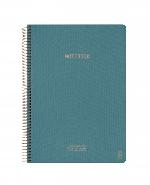 KOZO Notesbog A4 Premium Steel Blue