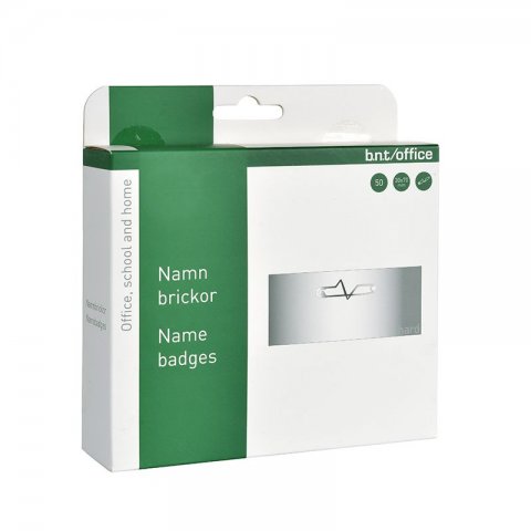 NAVNESKILT MED NÅL INDSTIK PRIS PR STK 1,70 (SÆLGES I KS MED 50 STK) 30x70 NAVNESKILT MED NÅL INDSTIK PRIS PR STK 1,70 (SÆLGES I KS MED 50 STK) 30x70