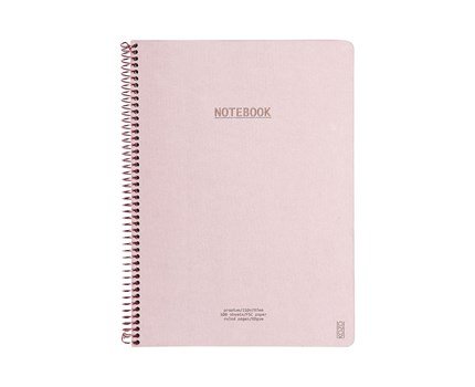 KOZO Notesbog Premium A4 linieret Dusty Pink