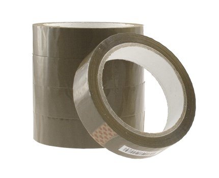 PAKKETAPE BRUN 66meter x 50mm