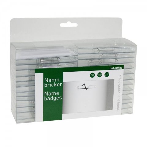 NAVNESKILT MED NÅL INDSTIK PRIS PR STK 1,96 (SÆLGES I KS MED 50 STK) 60x100 NAVNESKILT MED NÅL INDSTIK PRIS PR STK 1,96 (SÆLGES I KS MED 50 STK) 60x100