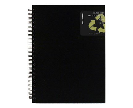 Skitseblok PP-omslag, A4, 120g