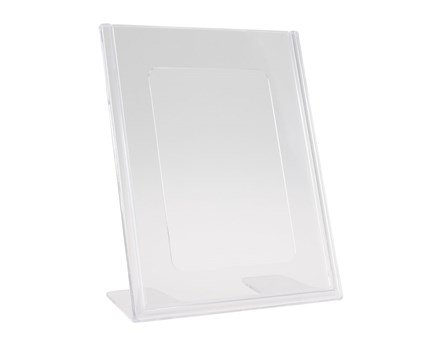 BROCHUREHOLDER DISPLAY A6 L-FORM TIL BORD SKRÅ BROCHUREHOLDER DISPLAY A6 L-FORM TIL BORD SKRÅ