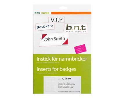 INSTICK A4 ARK (30x67) 30 stk pr ark