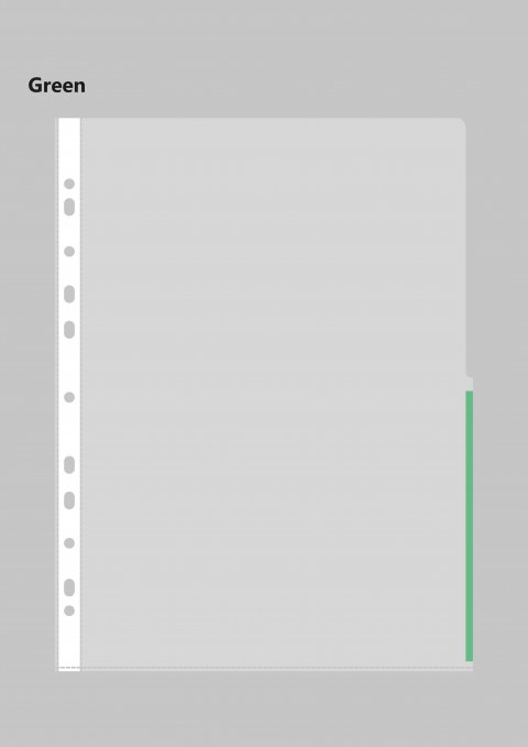 Signallomme A4 PP 105 Micron 25stk pr Pakke Grøn, -- kr 28,00 Signallomme A4 PP 105 Micron 25stk pr Pakke Grøn, -- kr 28,00