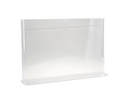 BROCHUREHOLDER DISPLAY A4 T-FORM TIL BORD, H-FORMAT BROCHUREHOLDER DISPLAY A4 T-FORM TIL BORD, H-FORMAT
