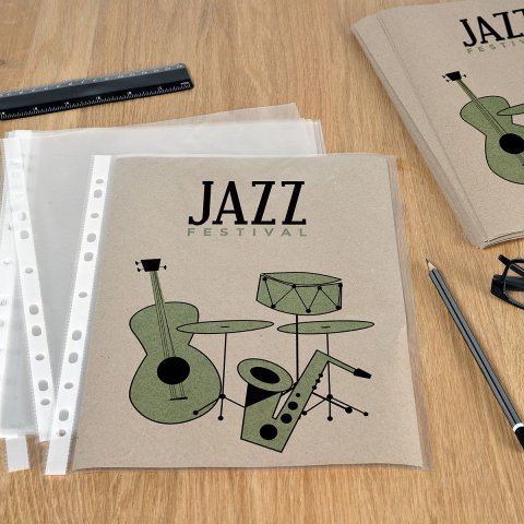 PLASTLOMMER A4 40 my 100 stk