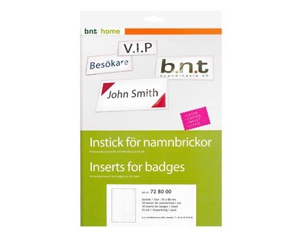 INSTICK A4 ARK (55x88) 10 stk pr ark