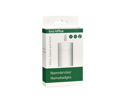 Navneskilt ID 60x90s, blødt plast, stående Navneskilt ID 60x90s, blødt plast, stående